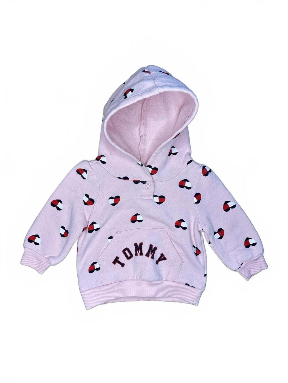 Tommy Hilfiger Pink Cherry Hoodie 3-6M Fair